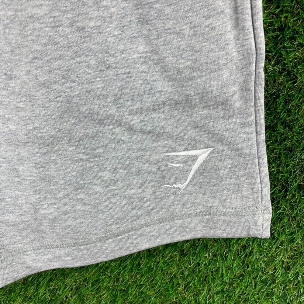 Gymshark Shorts Mens XL Gray Logo 7" Slim Fit Crest Pocket Gym Workout - Picture 3 of 3